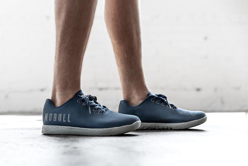 Dark / Blue Nobull Dark Denim Men's Trainers | CA H1230A